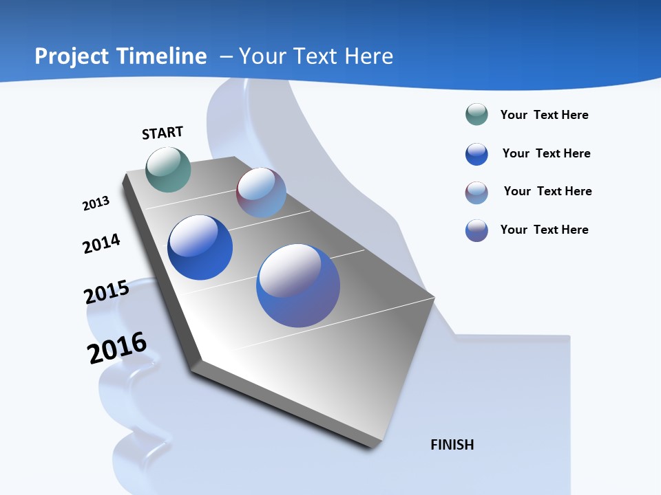 Reflection Object Connection PowerPoint Template