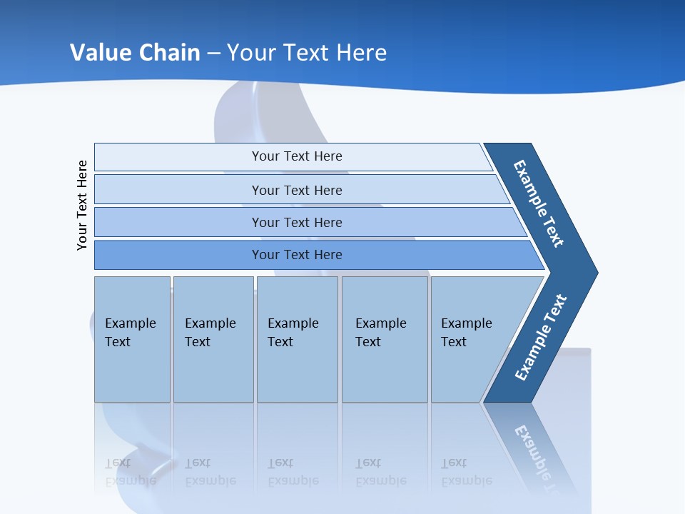 Reflection Object Connection PowerPoint Template