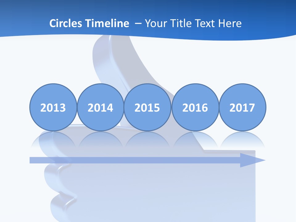 Reflection Object Connection PowerPoint Template