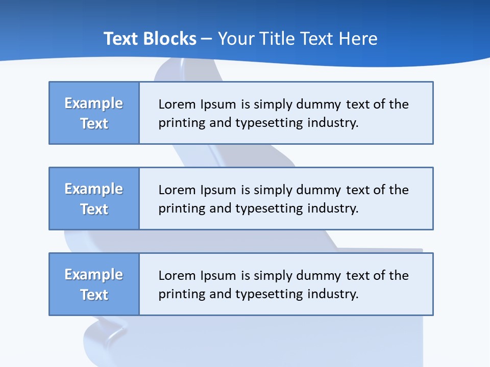 Reflection Object Connection PowerPoint Template