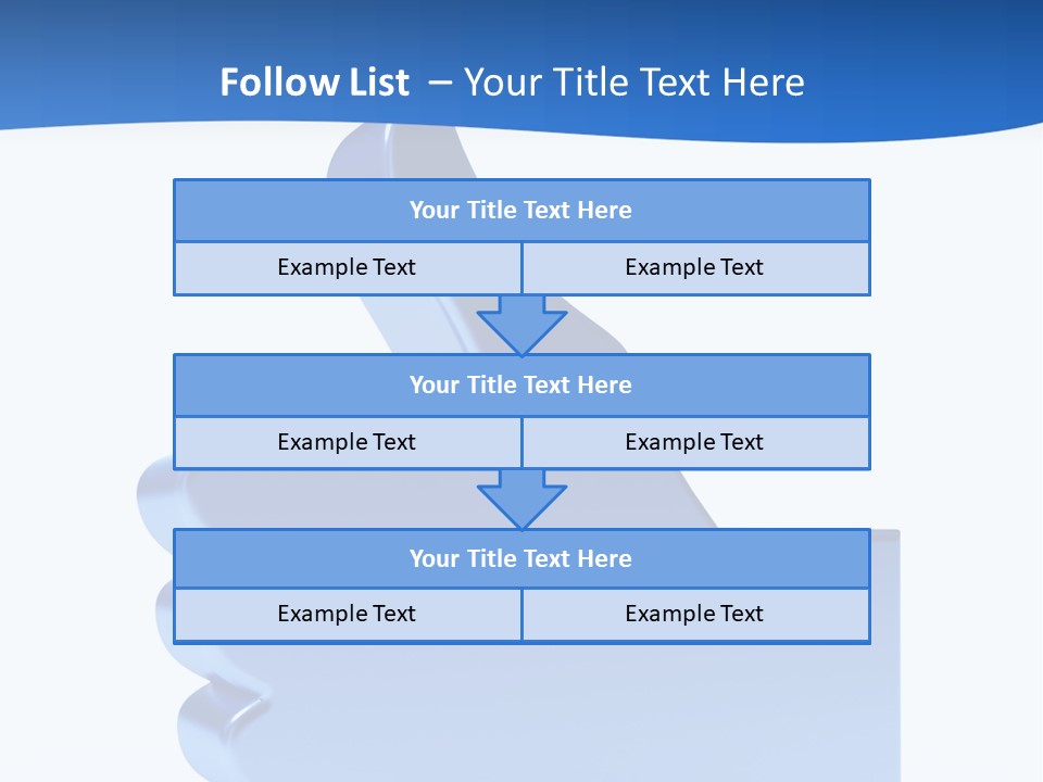 Reflection Object Connection PowerPoint Template