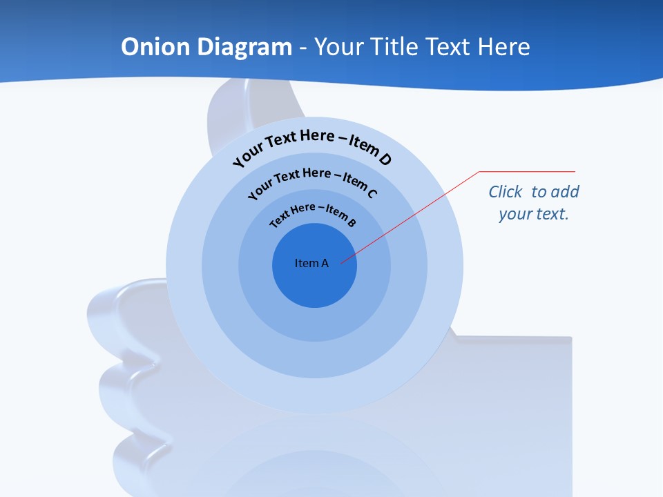 Reflection Object Connection PowerPoint Template
