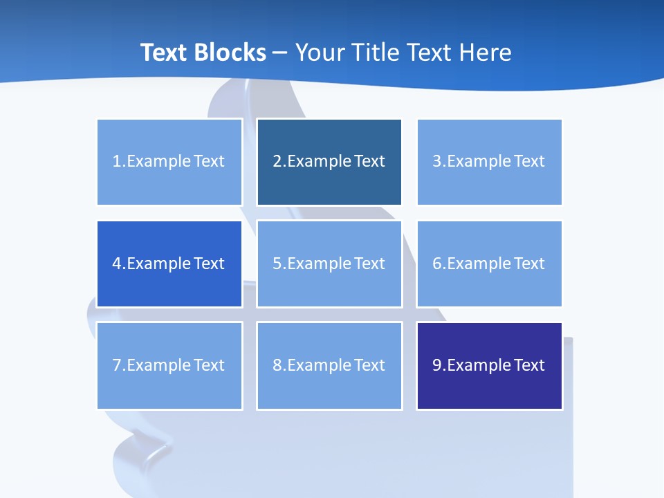 Reflection Object Connection PowerPoint Template
