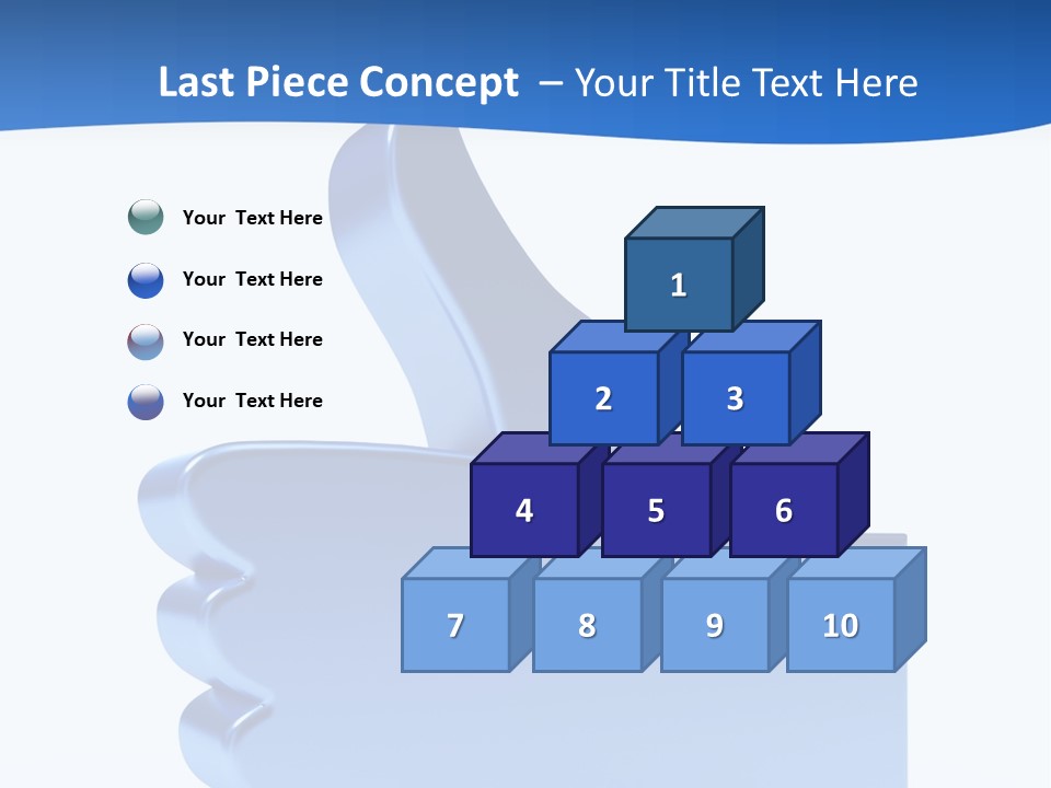 Reflection Object Connection PowerPoint Template