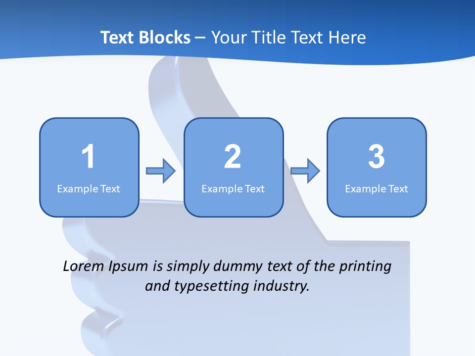 Reflection Object Connection PowerPoint Template