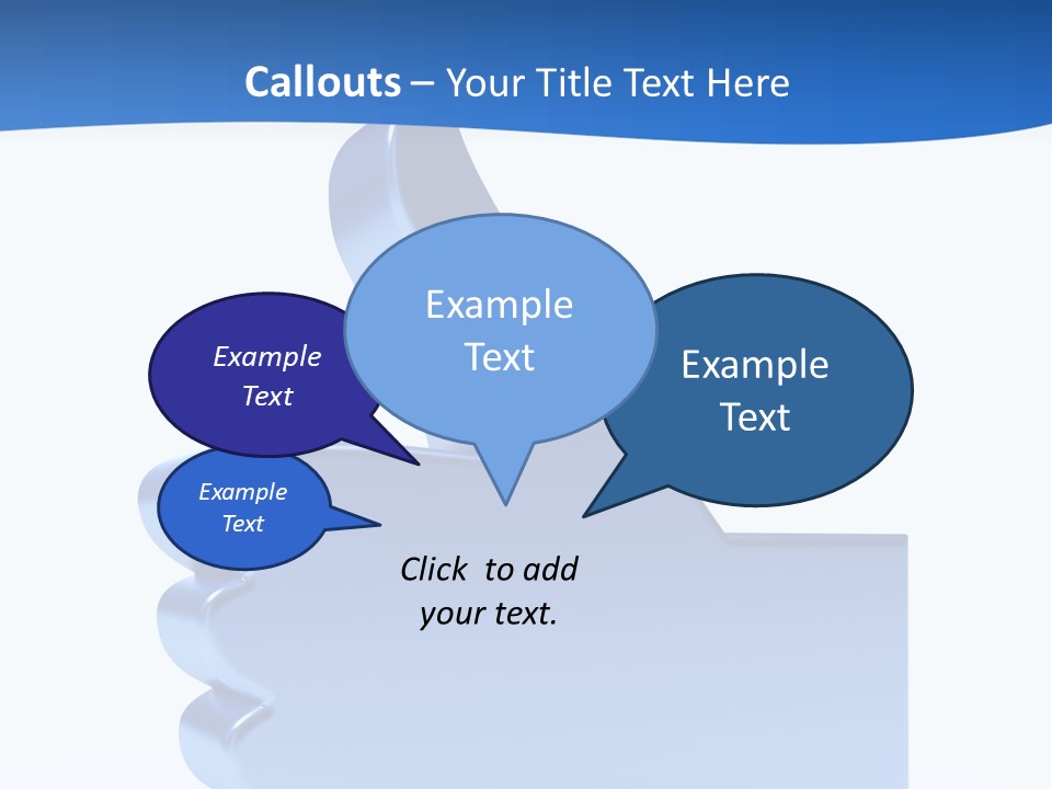 Reflection Object Connection PowerPoint Template