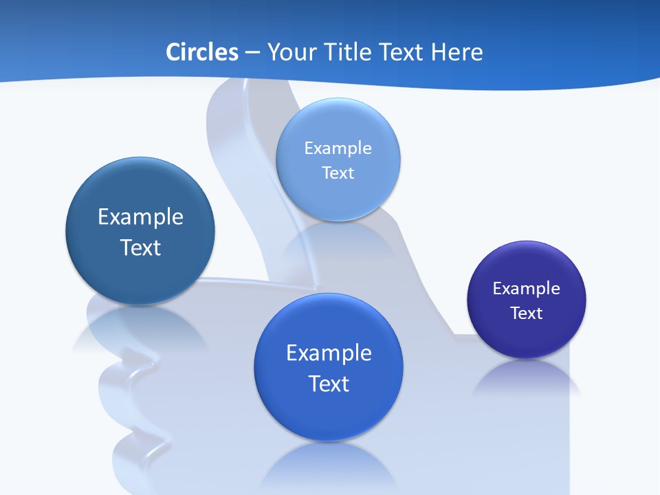 Reflection Object Connection PowerPoint Template