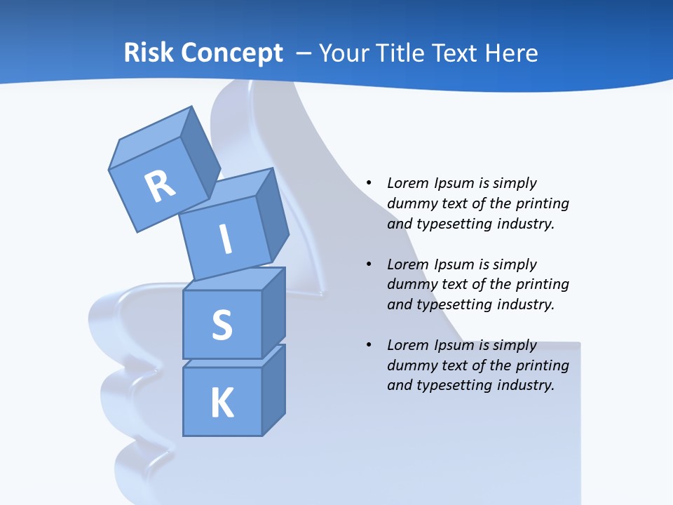 Reflection Object Connection PowerPoint Template