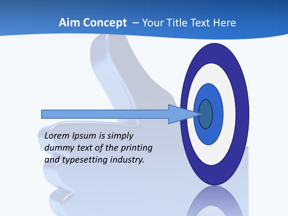 Reflection Object Connection PowerPoint Template