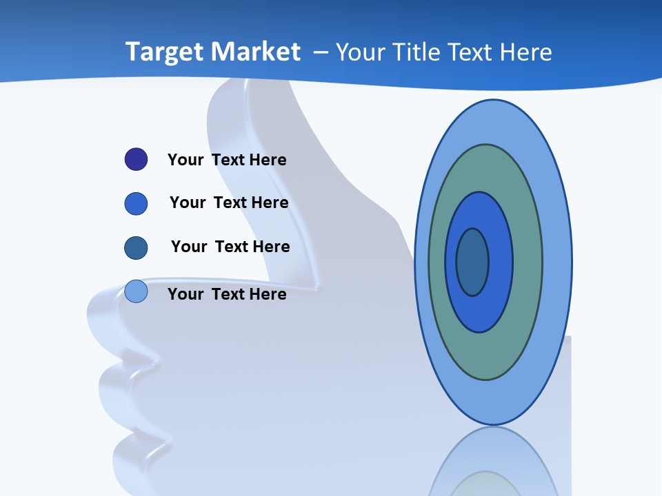 Reflection Object Connection PowerPoint Template