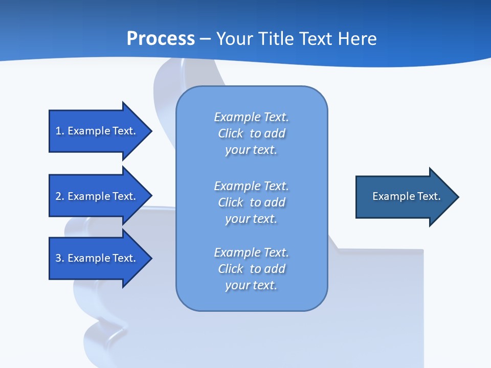 Reflection Object Connection PowerPoint Template
