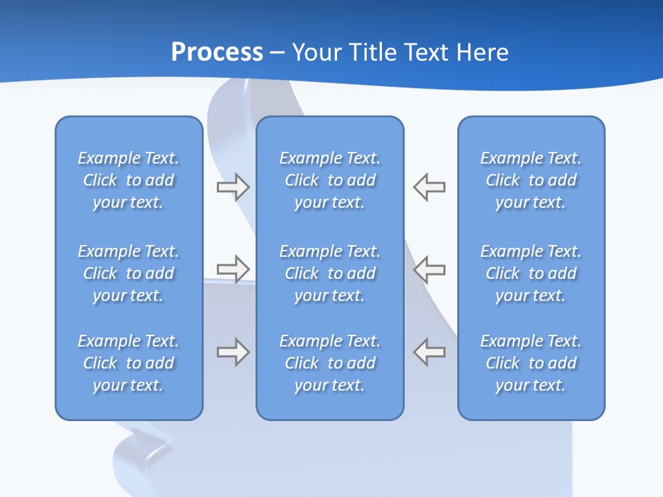 Reflection Object Connection PowerPoint Template