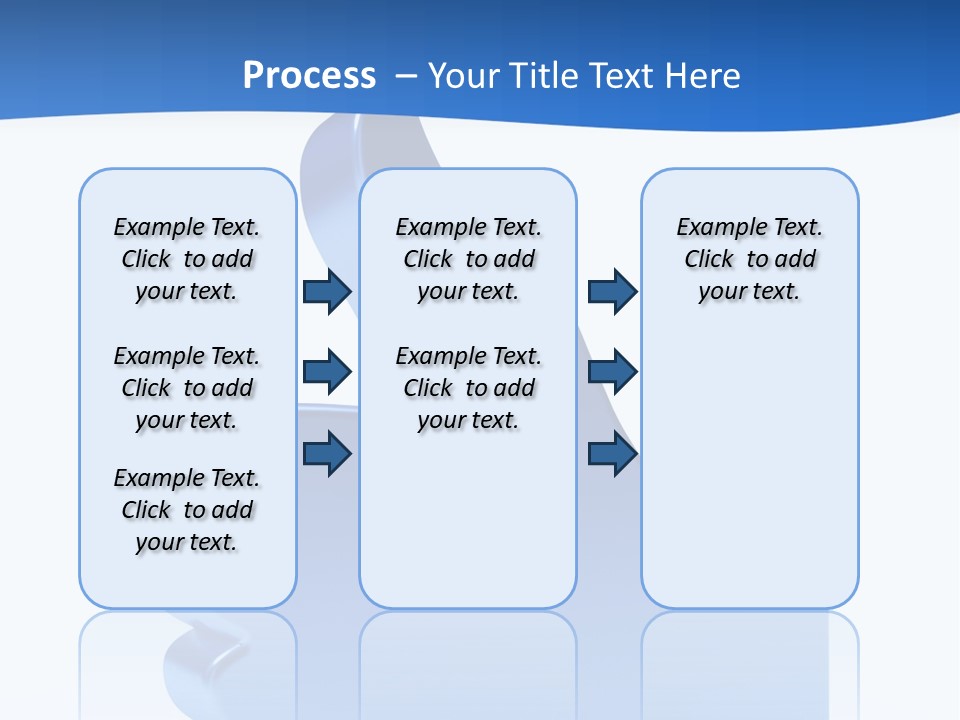 Reflection Object Connection PowerPoint Template