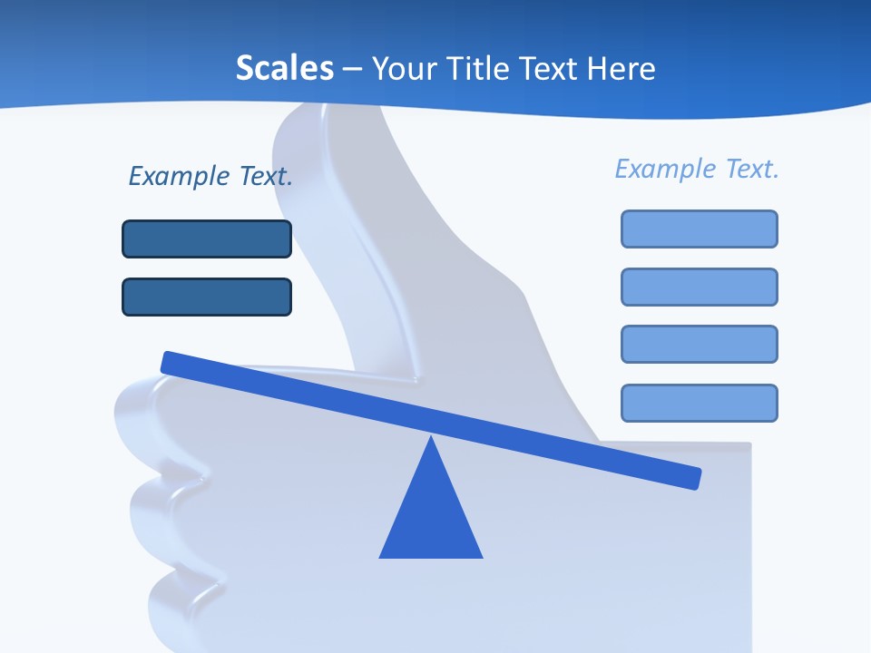 Reflection Object Connection PowerPoint Template