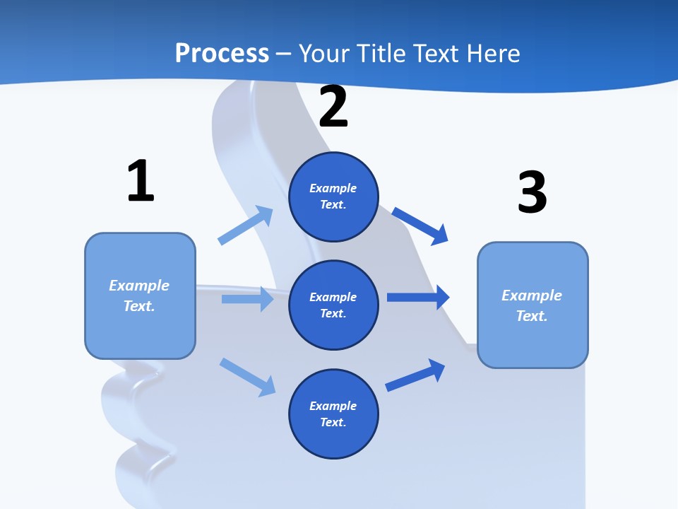 Reflection Object Connection PowerPoint Template