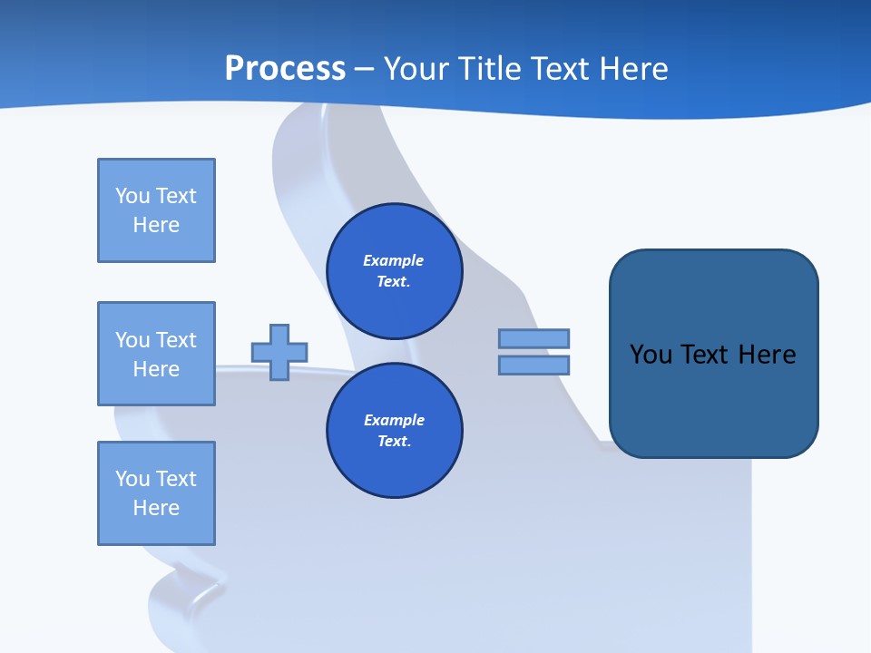 Reflection Object Connection PowerPoint Template