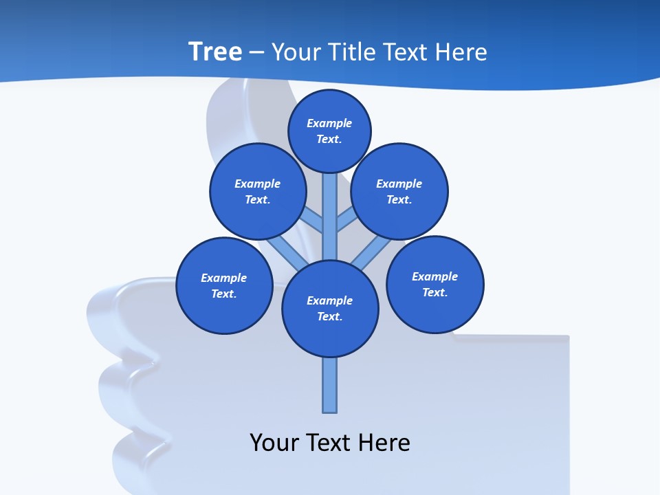 Reflection Object Connection PowerPoint Template