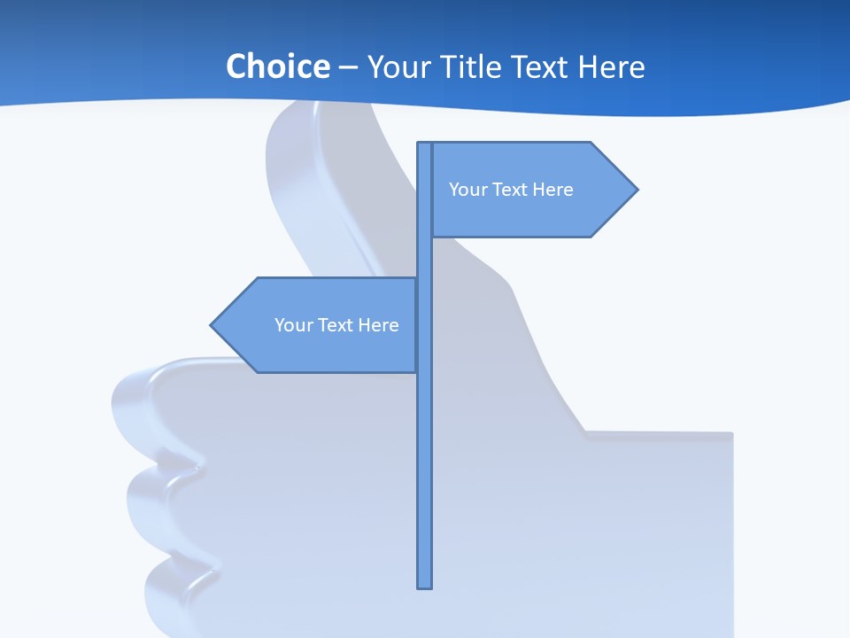 Reflection Object Connection PowerPoint Template