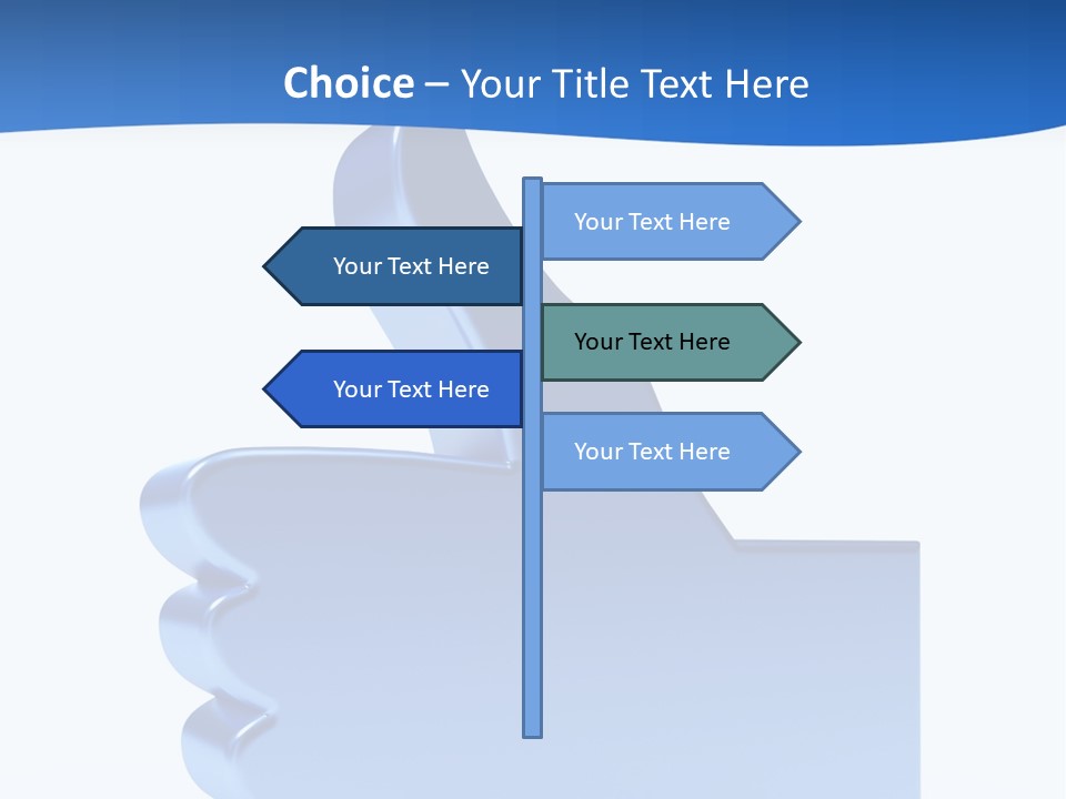 Reflection Object Connection PowerPoint Template