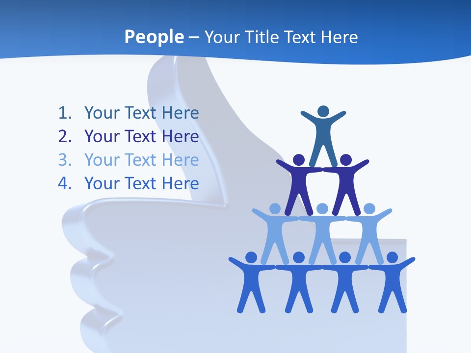 Reflection Object Connection PowerPoint Template