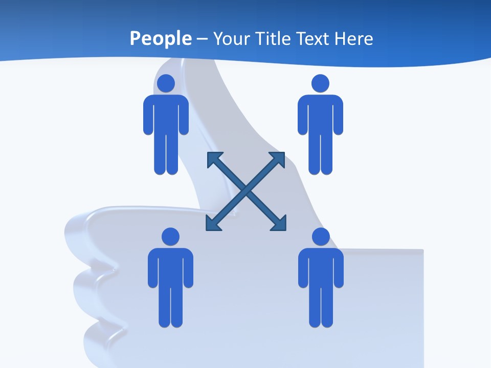 Reflection Object Connection PowerPoint Template