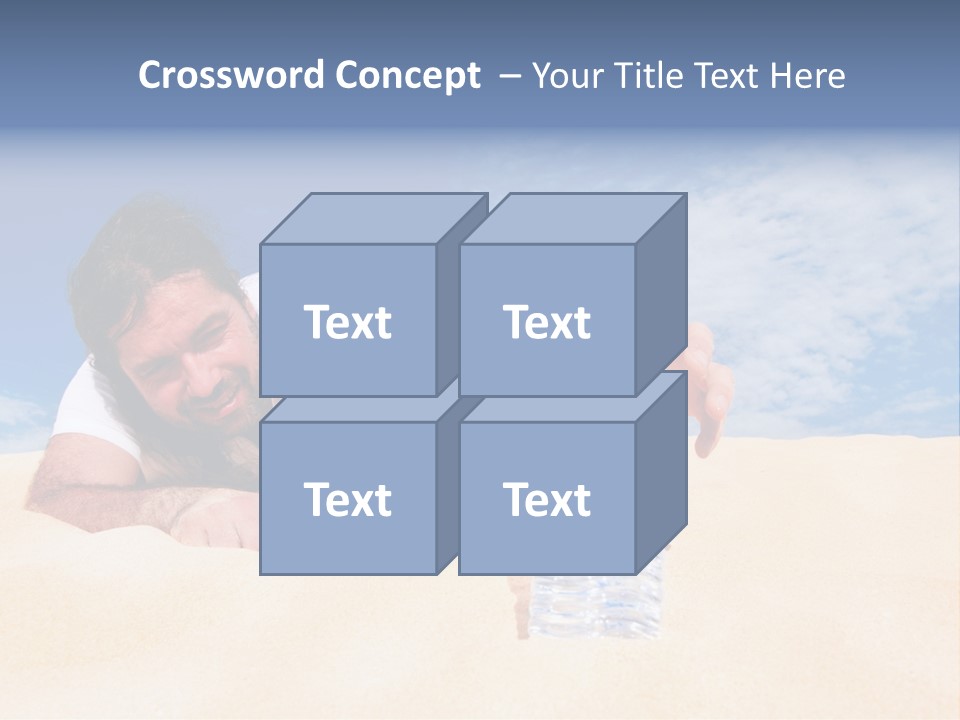 Hair Face Hot PowerPoint Template