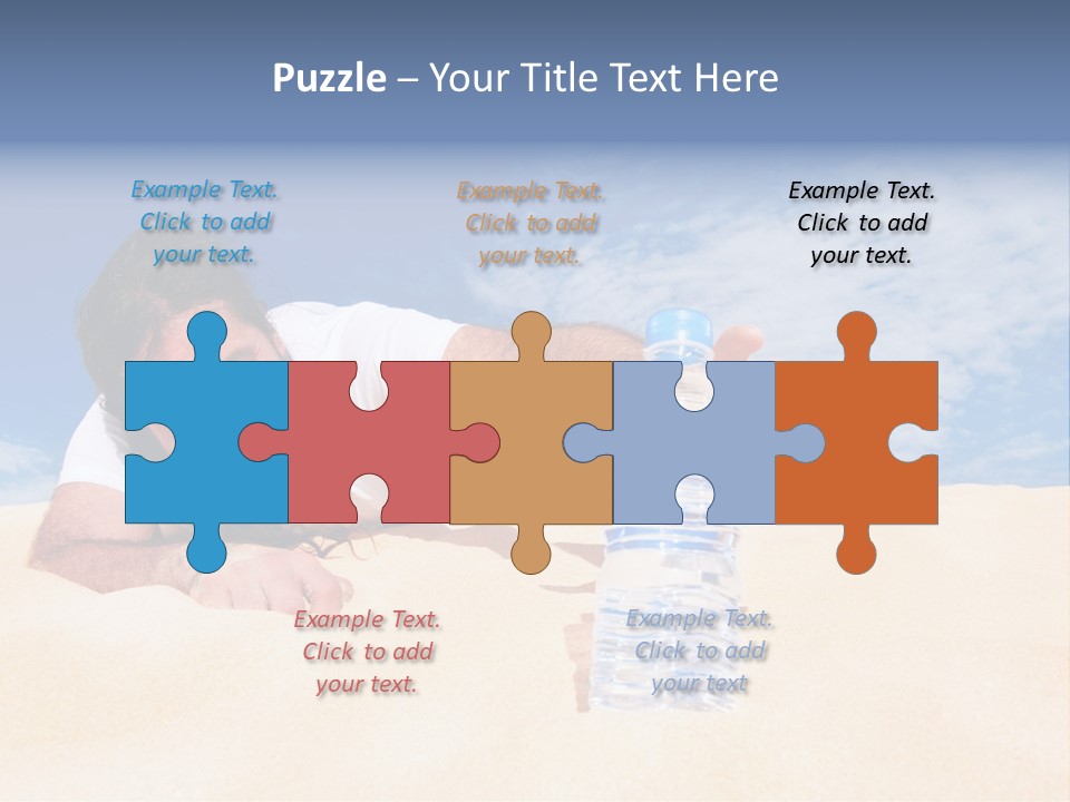 Hair Face Hot PowerPoint Template