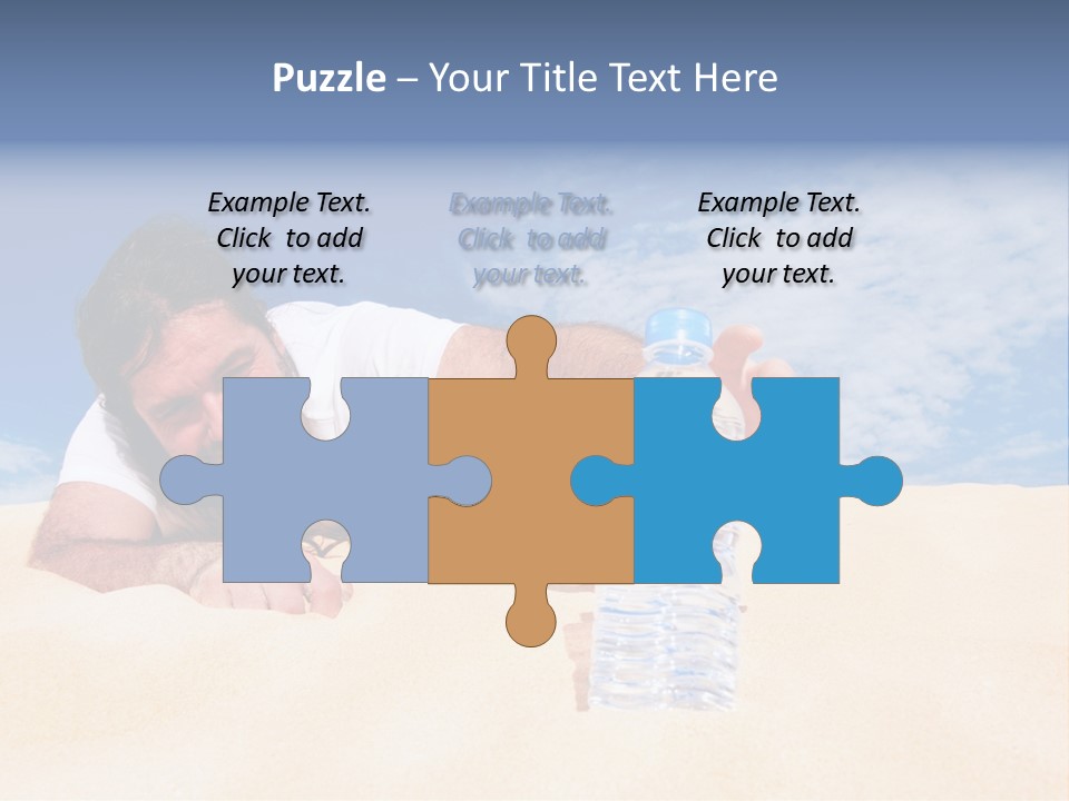 Hair Face Hot PowerPoint Template