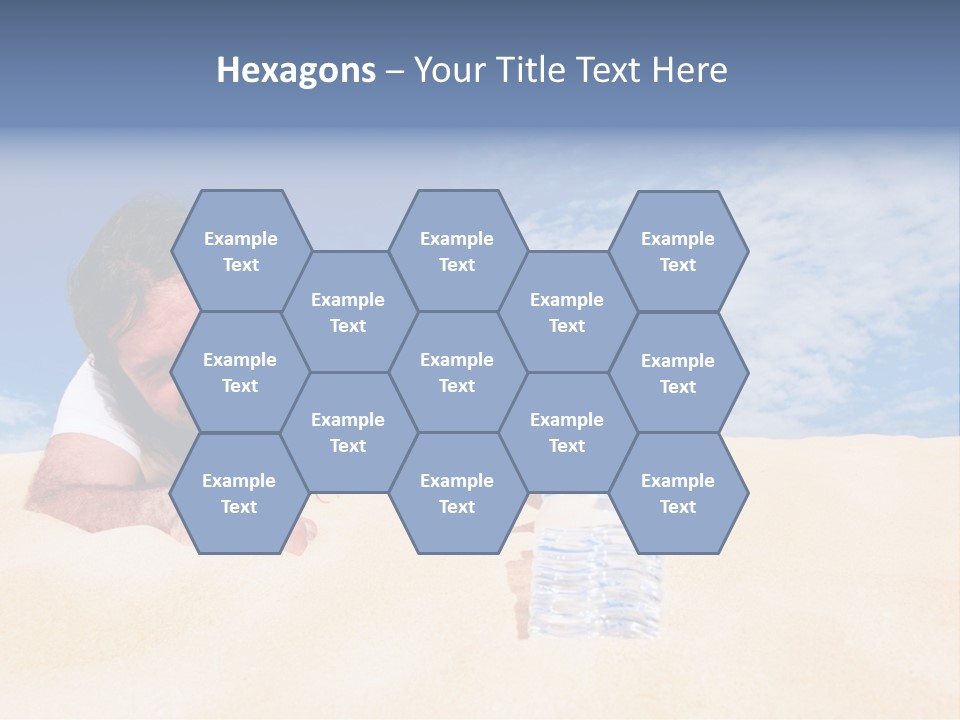 Hair Face Hot PowerPoint Template