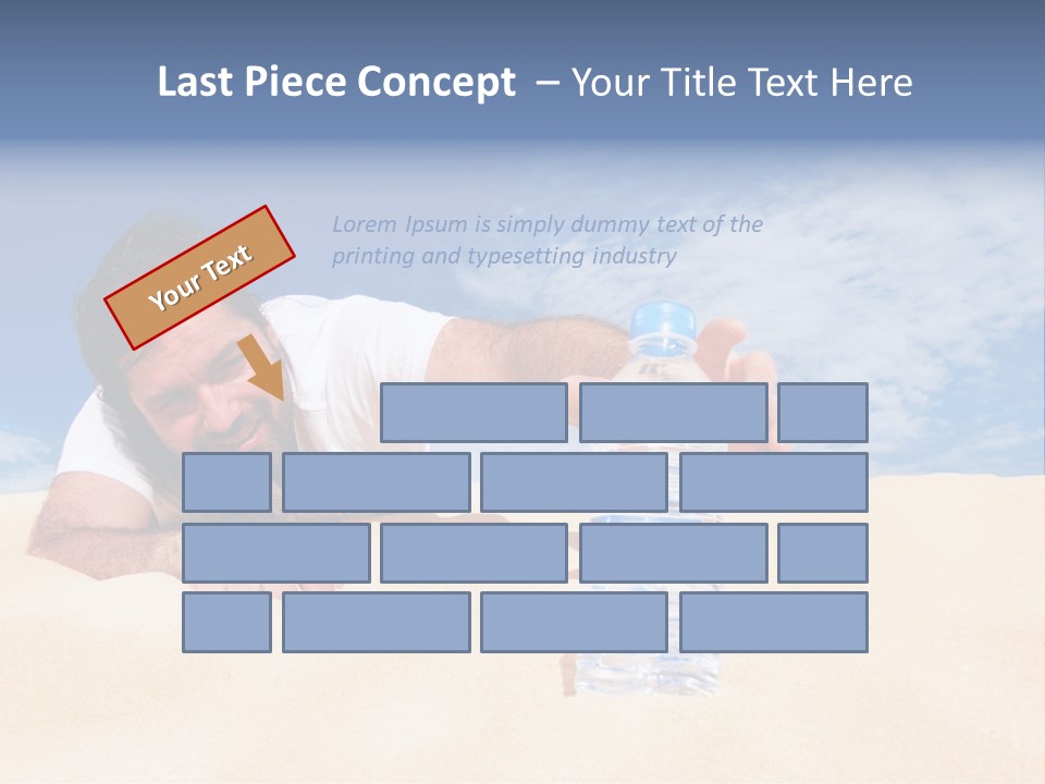 Hair Face Hot PowerPoint Template