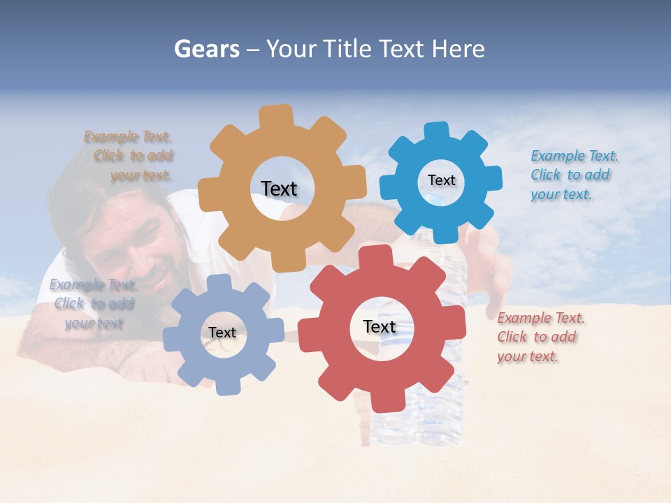 Hair Face Hot PowerPoint Template