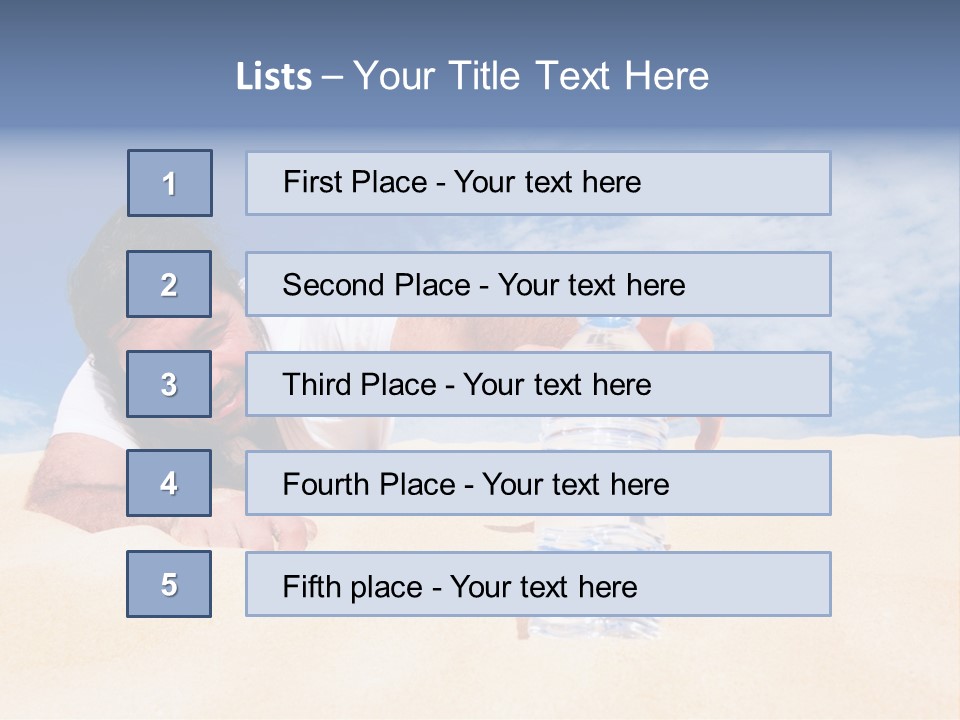 Hair Face Hot PowerPoint Template