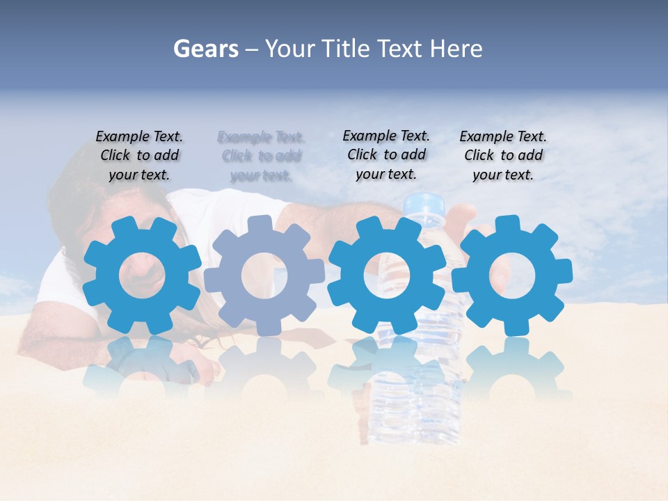 Hair Face Hot PowerPoint Template