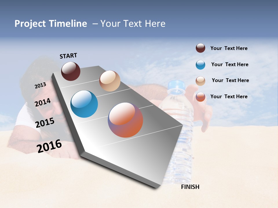 Hair Face Hot PowerPoint Template