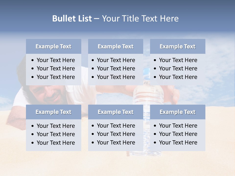 Hair Face Hot PowerPoint Template