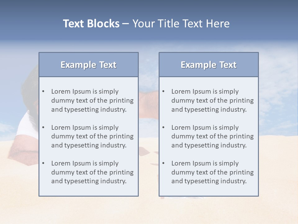Hair Face Hot PowerPoint Template