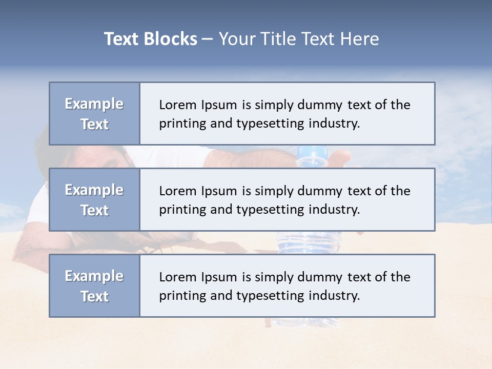 Hair Face Hot PowerPoint Template