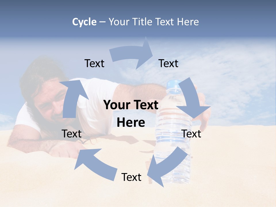 Hair Face Hot PowerPoint Template