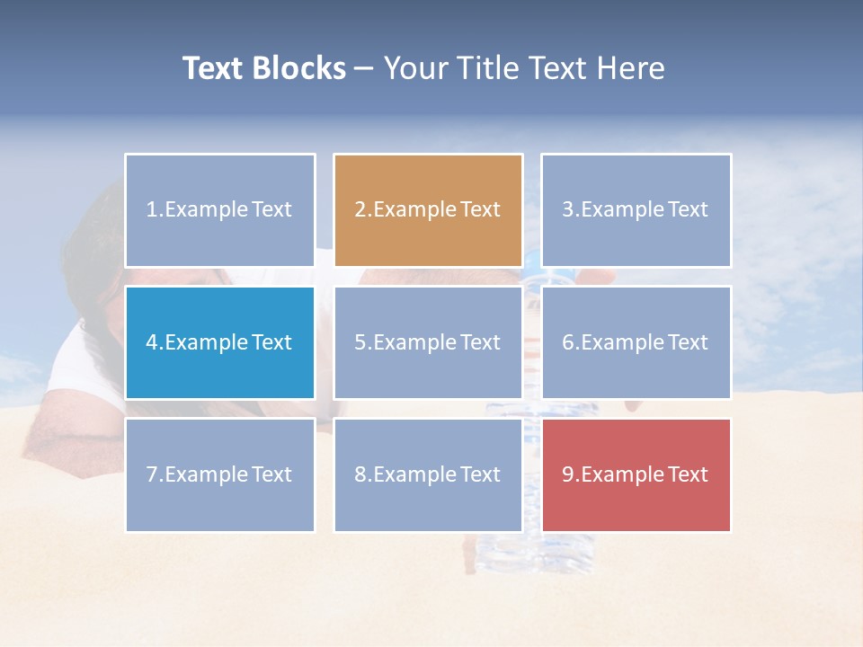 Hair Face Hot PowerPoint Template