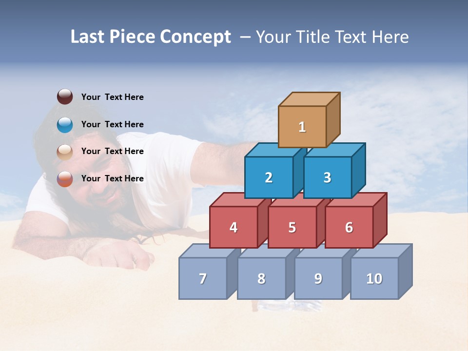 Hair Face Hot PowerPoint Template