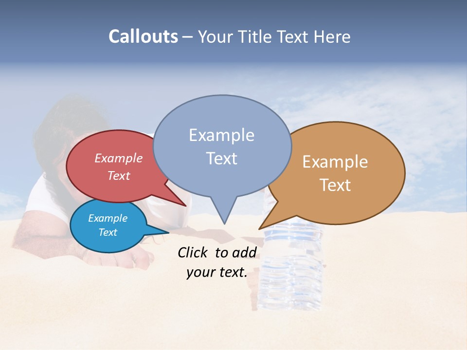 Hair Face Hot PowerPoint Template