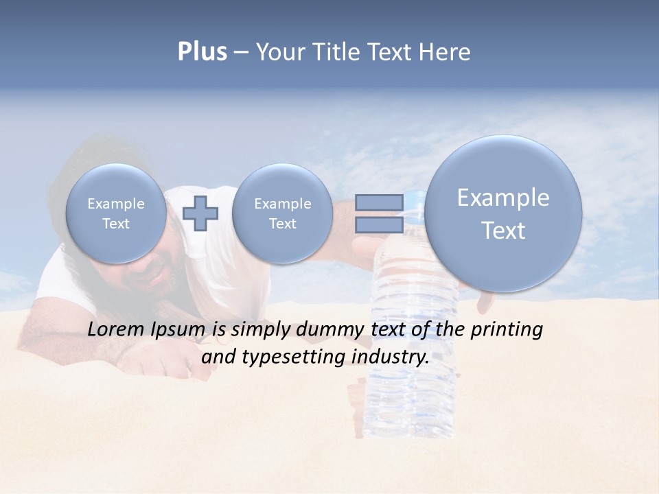 Hair Face Hot PowerPoint Template