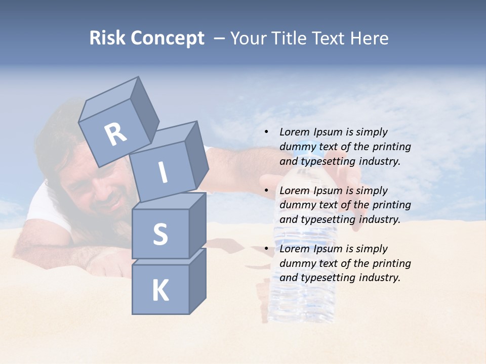 Hair Face Hot PowerPoint Template