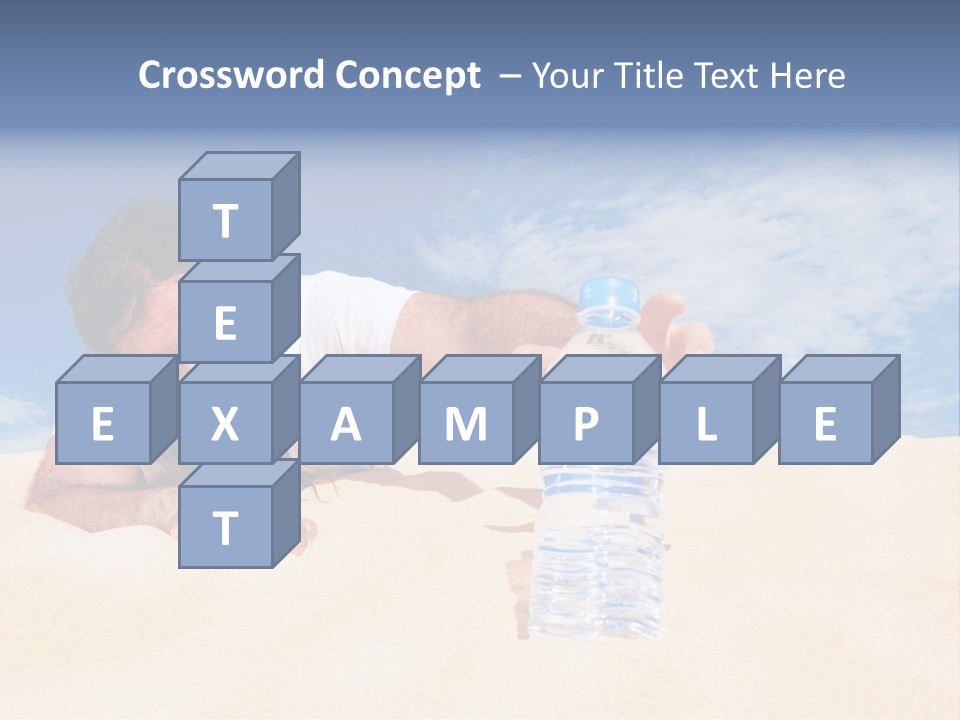 Hair Face Hot PowerPoint Template