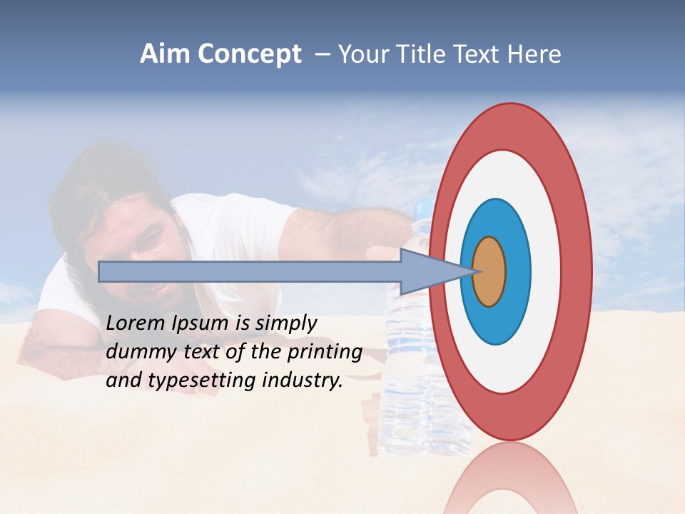 Hair Face Hot PowerPoint Template