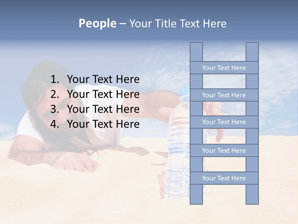 Hair Face Hot PowerPoint Template