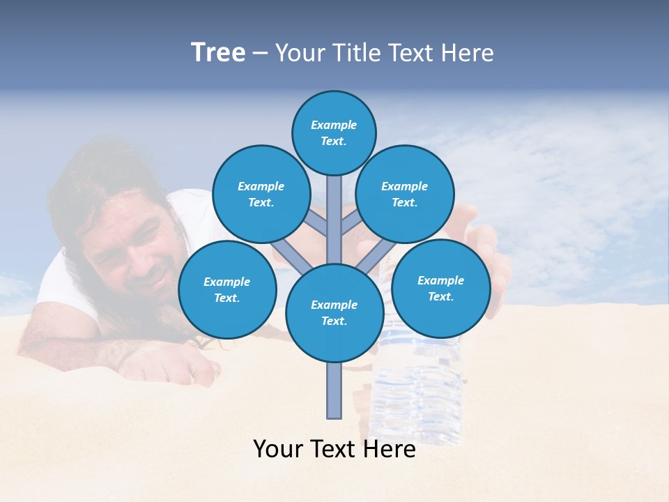 Hair Face Hot PowerPoint Template