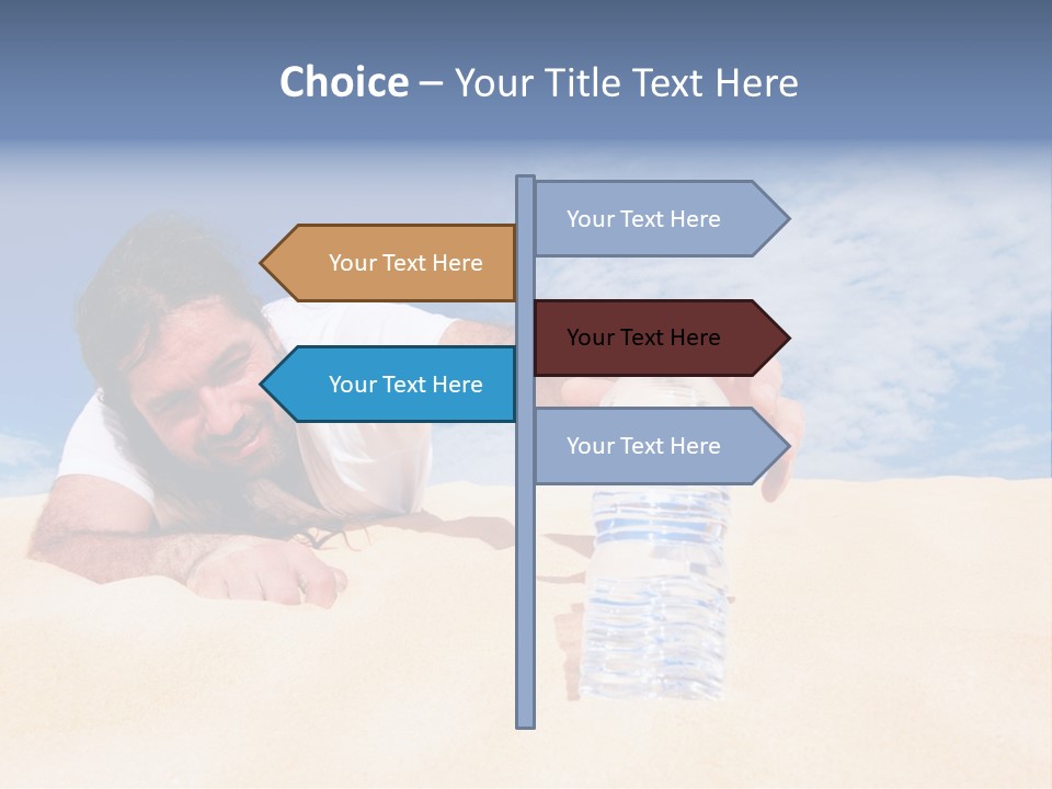 Hair Face Hot PowerPoint Template