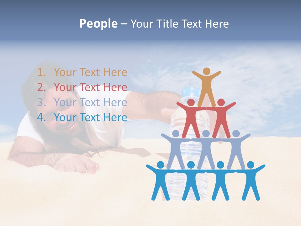 Hair Face Hot PowerPoint Template