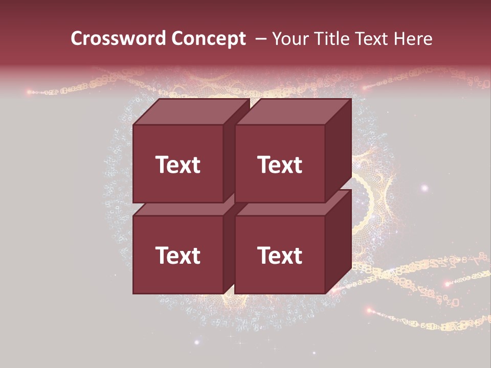 Fractal Calculation Light PowerPoint Template